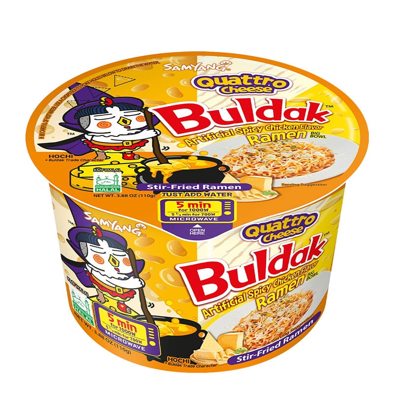 Samyang Buldak Quattro-Käse-Schale