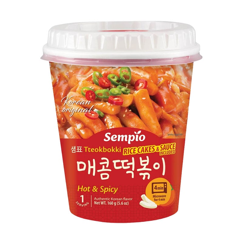 Instant Tteokbokki Hot & Spicy Sempio 160g