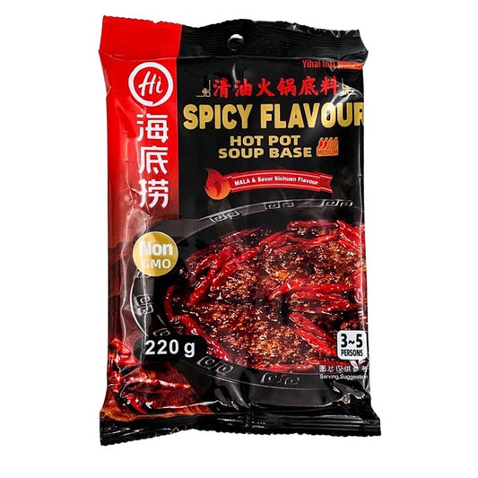 Sichuan Scharfe Hot Pot Suppenbasis Haidilao 220g