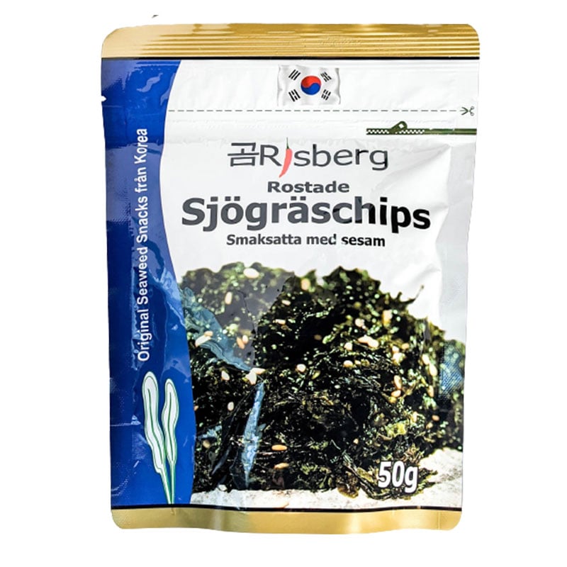 Geröstete Algenchips 50g