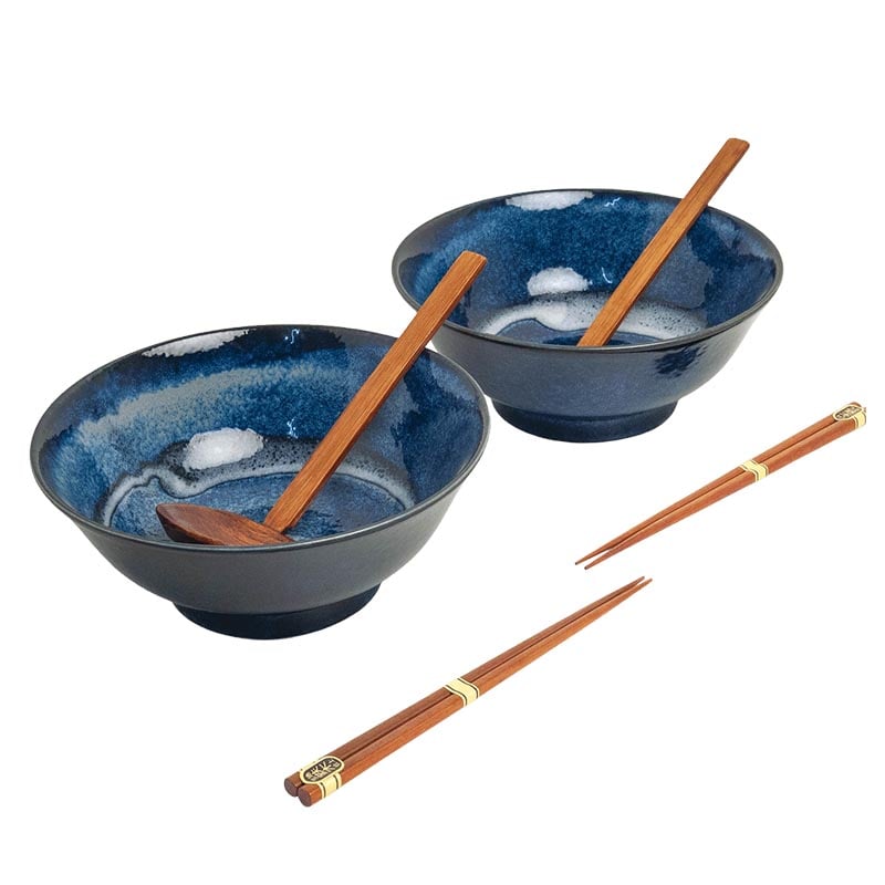 Ramen-Set Essstäbchen & Löffel Izayoi