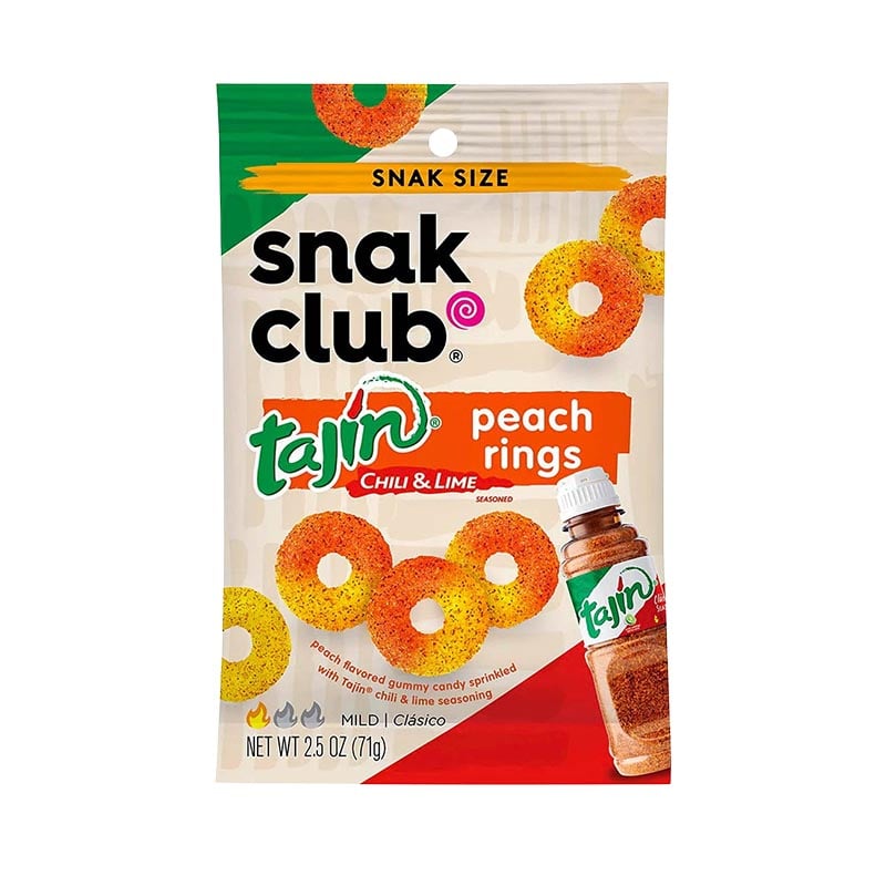 Süßigkeiten mit Tajin mexikanischem Chili-Gewürz Pfirsich 71g