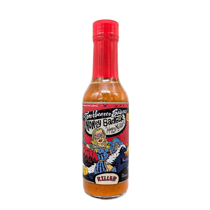 Torchbearer Honigdachs (Killer) Senf Hot Sauce 142g