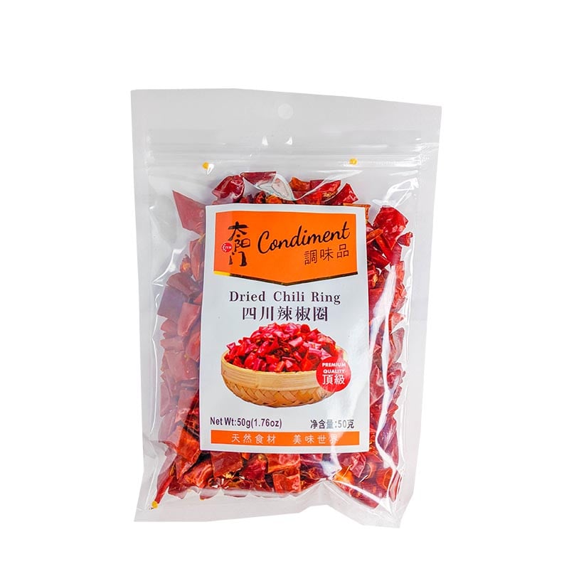 Chiliringe, perfekt für selbstgemachtes Chili-Öl 50g