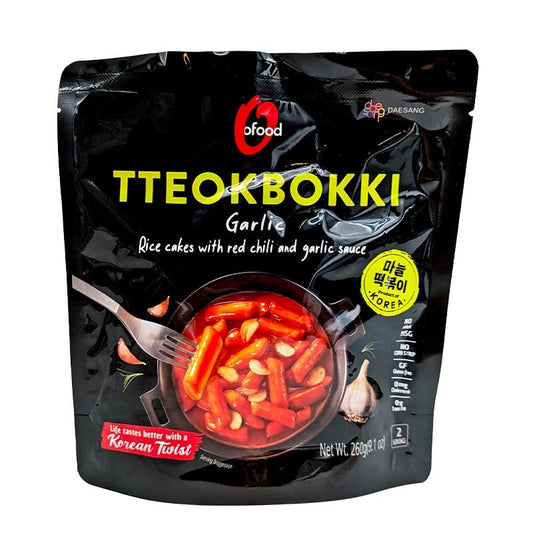 Tteokbokki Reiskuchen Knoblauch & Chilisauce 2 Portionen 260g