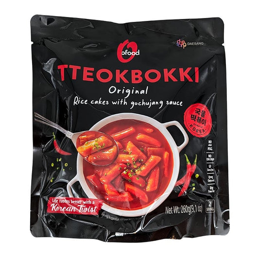 Tteokbokki Reiskuchen Gochujang-Soße 2 Portionen 260g