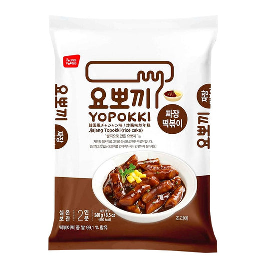 Instant-Rice Cakes mit fertiger Soße Jjajang Yopokki 120g
