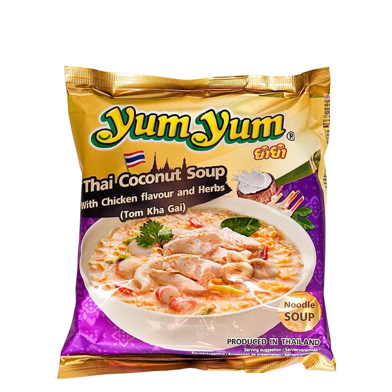 Tom Kha Gai Nudelsuppe Yum Yum
