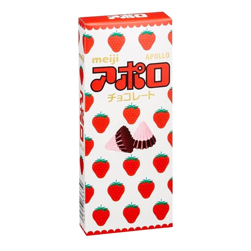 Apollo Schokolade (Erdbeeren & Milchschokolade) 46g