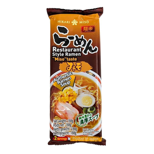 Authentische japanische Ramen Miso Tonkotsu (2 Portionen)
