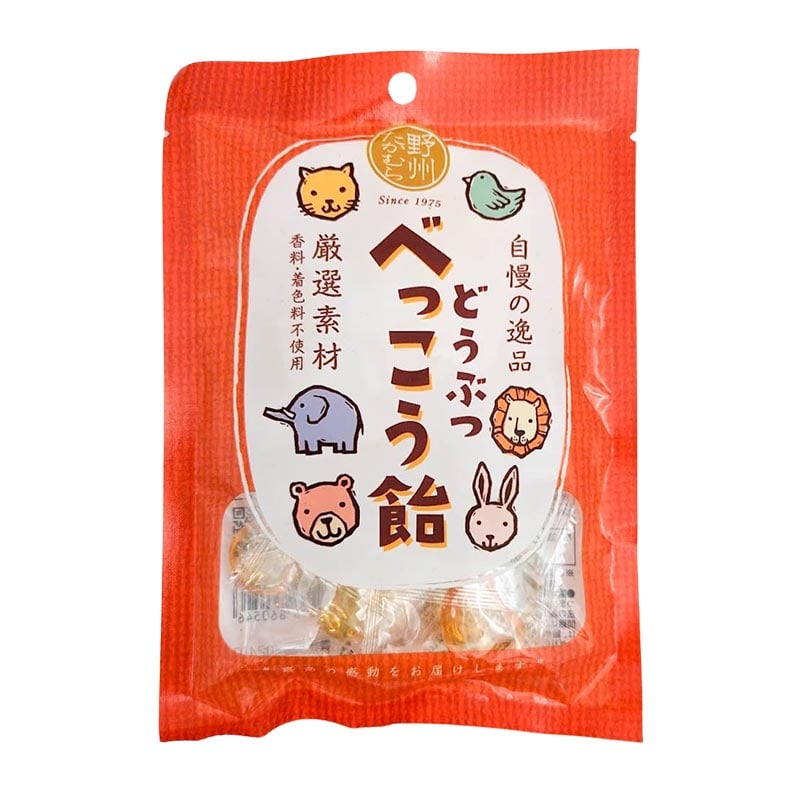 Bekko Ame traditionelle japanische Bonbons Tiere 65g