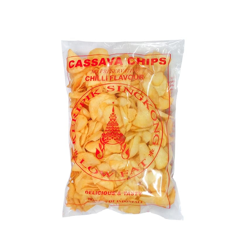 Cassavachips Chili 250g