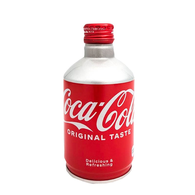 Japanische Coca-Cola in Aluminiumflasche 300ml