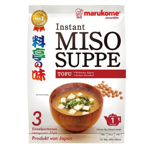 Fertige Misosuppe Tofu 3 Portionen 57g