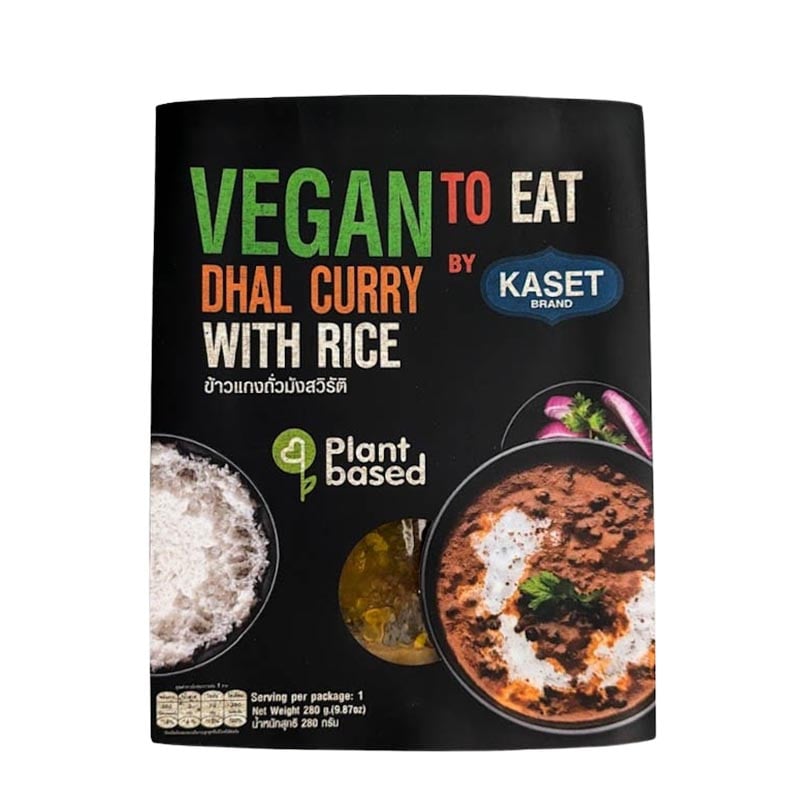 Veganes Dhal-Curry & Reis Fertiggericht 280g