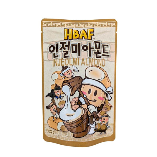 HBAF Koreanische Mandeln Injeolmi (Reiskuchen) 120g