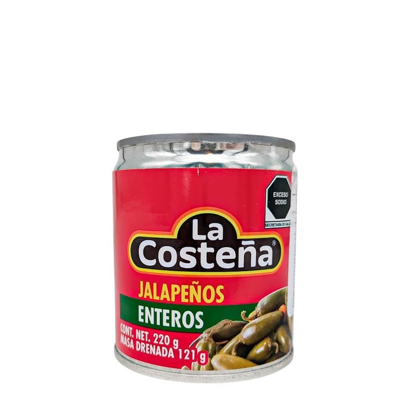 Eingelegte ganze Jalapeño 220g
