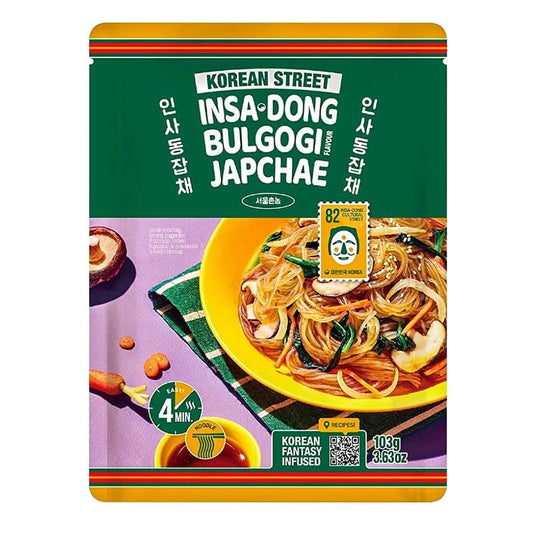 Instant Japchae-Nudeln Bulgogi-Geschmack Korean Street 103g