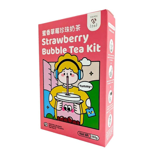 Bubble Tea Kit Erdbeere Tokimeki 3er-Pack