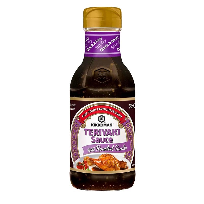 Kikkoman BBQ-Soße Teriyaki & Gerösteter Knoblauch 250ml