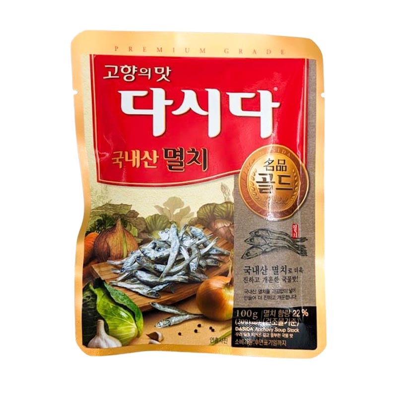 Premium Dasida Koreanische Anchovisbrühe 100g