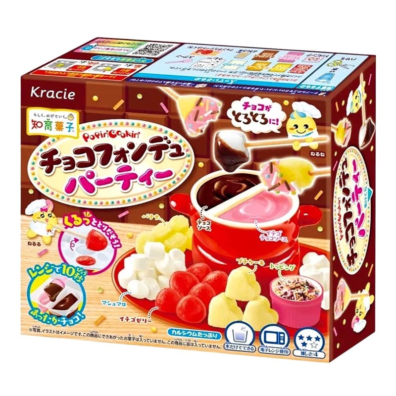 Popin’Cookin’ Schokoladenfondue DIY Japanische Süßigkeiten