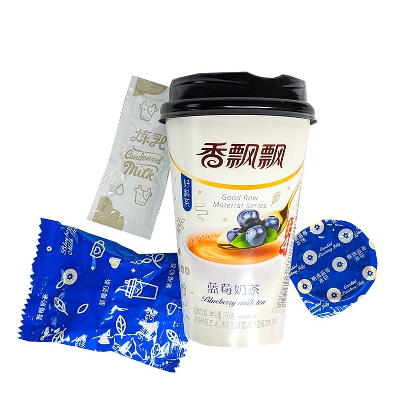 Milchtee Blaubeere, mache deinen eigenen Bubble Tea 76g