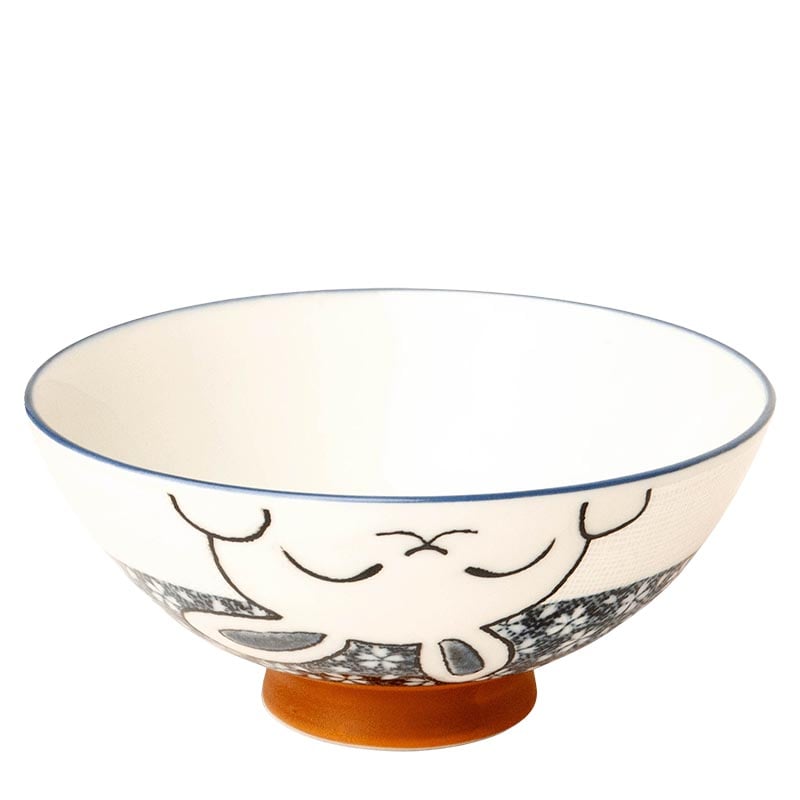 Reis- und Suppenschale japanisch Kaninchen 14cm