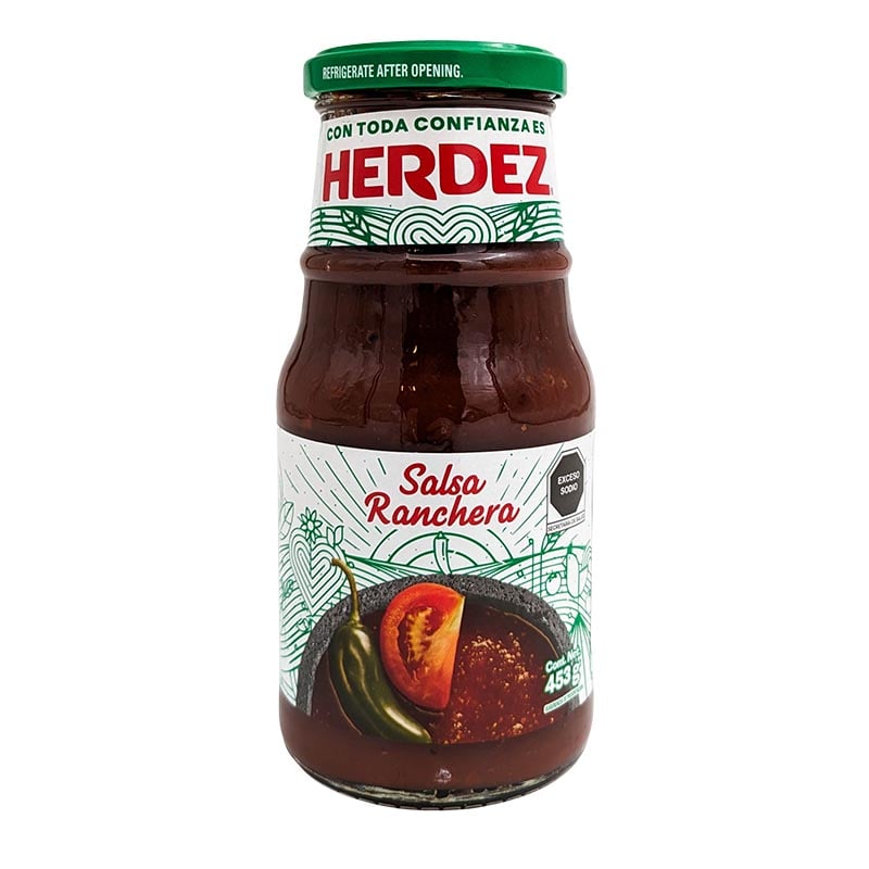 Salsa Ranchera Geröstete Ancho & Jalapeño 453g