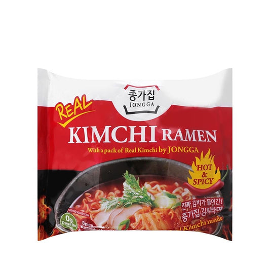 Ramen-Nudeln mit echtem Kimchi