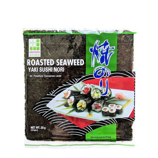 Sushipapier, 10 Blatt, Yaki Nori 28g