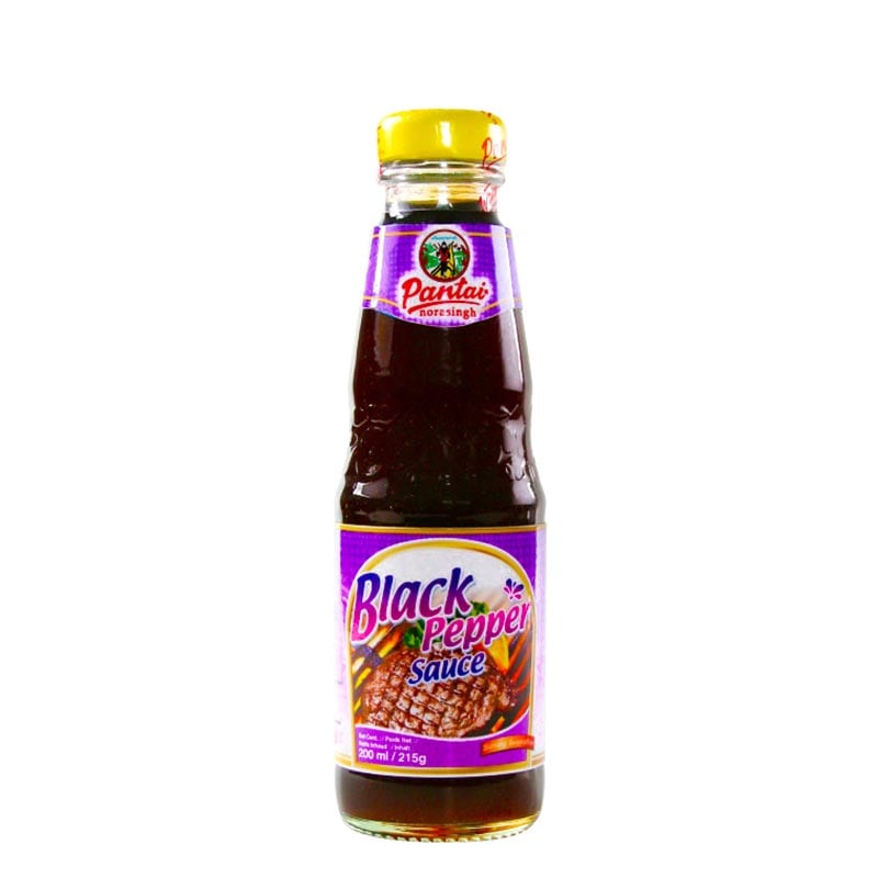 Thailändische schwarze Pfeffersoße 200ml