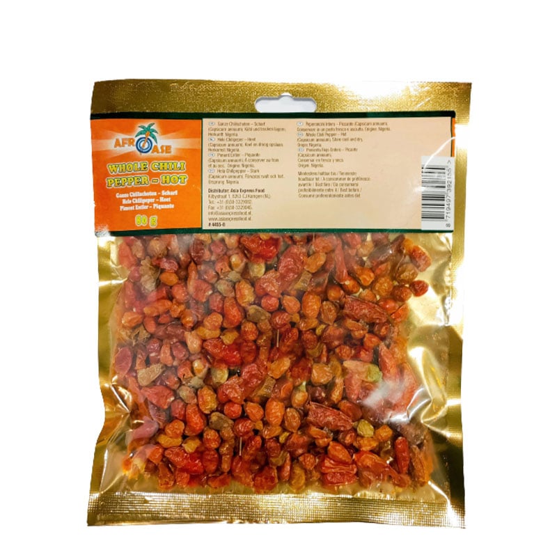 Chilischote, geschmackvoll und scharf 80g