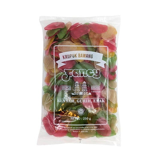 Vegane bunte Garnelenchips Knoblauch 250g