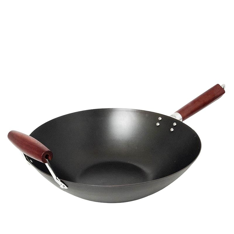 Wokpfanne mit flachem Boden 35 cm