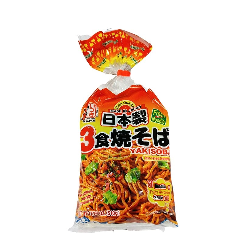 Yakisoba mit klassischer Würzung (3 Portionen) 510g