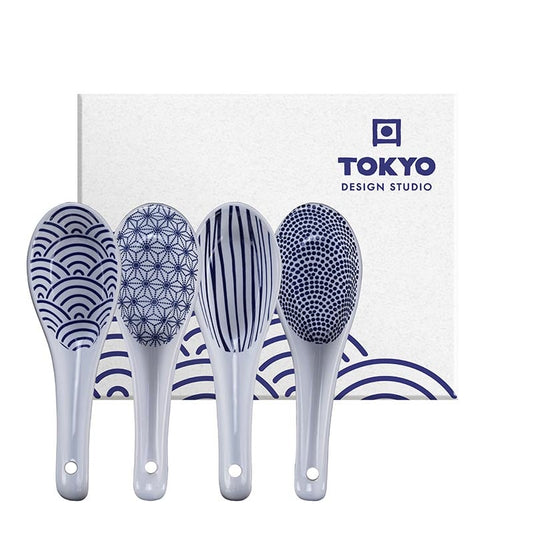 Nippon Blue Suppenkellen Set 4 Stück