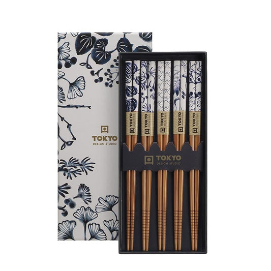 Essstäbchen Flora Japonica (Geschenkbox) 5 Paare