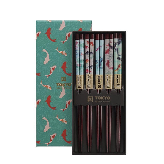 Essstäbchen Goldfische (Geschenkbox) 5 Paare