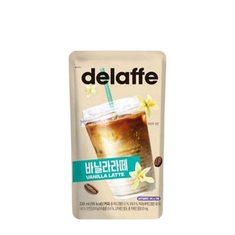 CU Delaffe Koreansk iskaffe Vanilla Latte 230ml