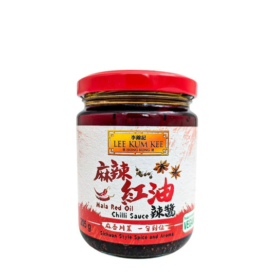 Chilikrisp Mala med Röd Sichuanpeppar 180g