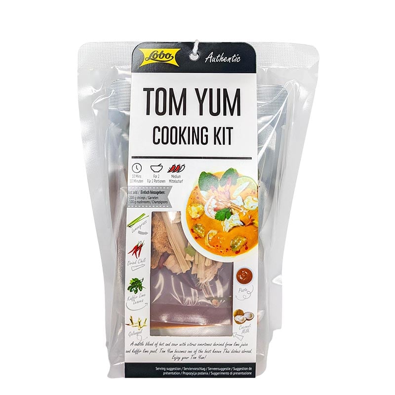 Tom Yum Kochset einfach zubereitet 2 Portionen