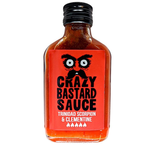 Crazy Bastard Trinidad Scorpion & Clementinen-Hot Sauce 100ml