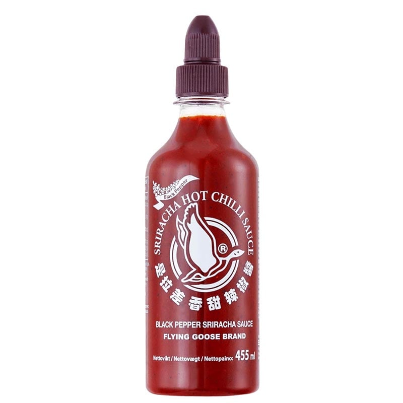 Sriracha Schwarzer Pfeffer Flying Goose 455ml