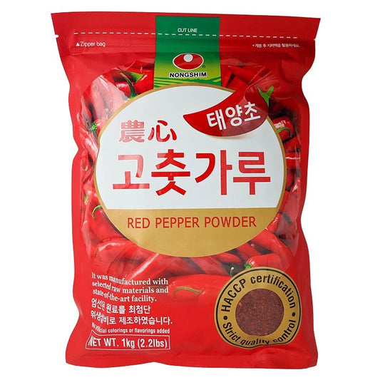 Gochugaru (koreanische Chiliflocken ohne Kerne) Nongshim 1kg