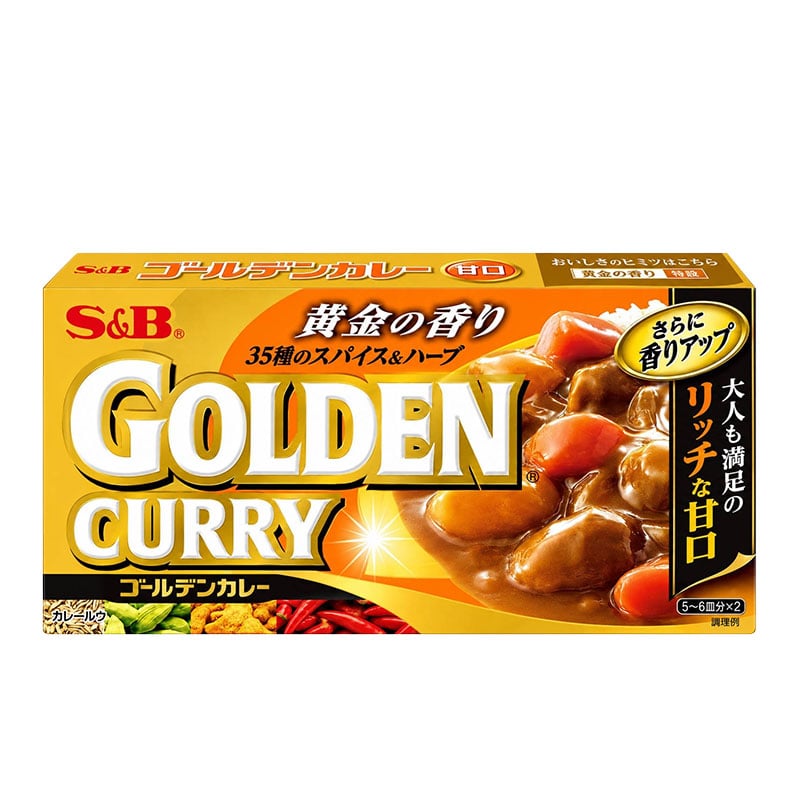 Golden Curry Sweet S&B 198g