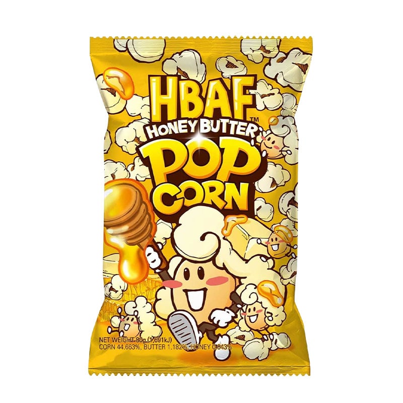 HBAF Koreansk Popcorn Honey Butter 80g