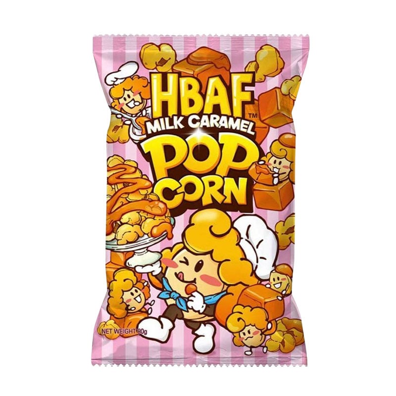 HBAF Koreansk Popcorn Milk Caramel 80g