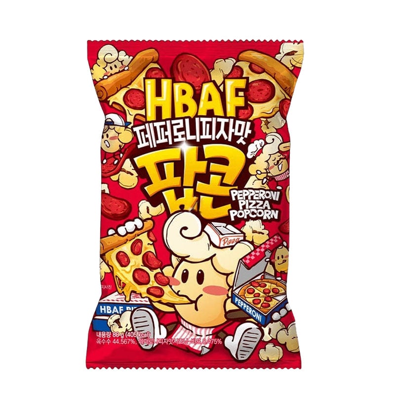 HBAF Koreansk Popcorn Pepperoni Pizza 80g