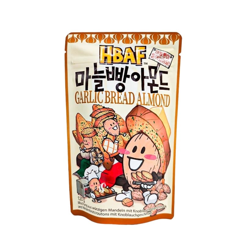 HBAF Koreanska mandlar Garlic Bread (Vitlöksbröd) 120g